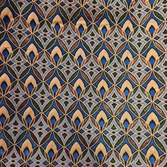 NWOT Maje Blue Pink Green Geometric Print Patch Pocket A-Line Mini Skirt Sz 38/6 - Picture 8 of 12